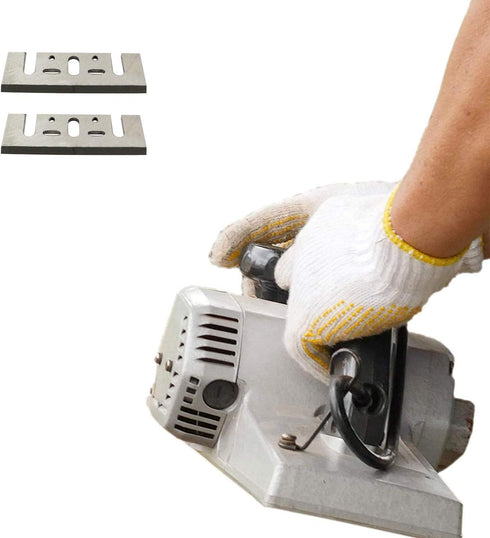 2pcs 3-1/4 in. Replacement High Speed Steel Electric Planer Blades for Makita 1900B Power Tool Part Woodworking Tools...