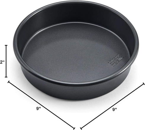 Chicago Metallic Professional Non-Stick Round Cake Pan, 9-Inch...
