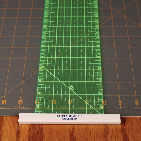Ruler Lip 6 Inch - Stabilize Your Ruler - Turns Ruler Into a T-Square - 2 Pack...