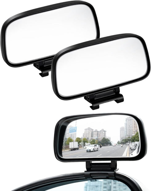 blind spot mirror 2 pack, Large Side mirror blindspot with Broader vision, adjustable viewing angle, fixed with 3M adhesive...