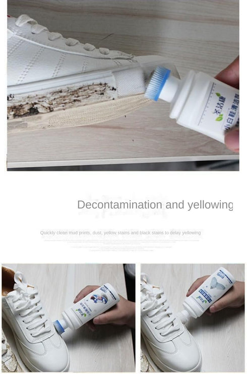 Shoe Cleaner+Shoe Whitener, Sneaker Cleaner, Brush-Shoe Cleaning Kit...