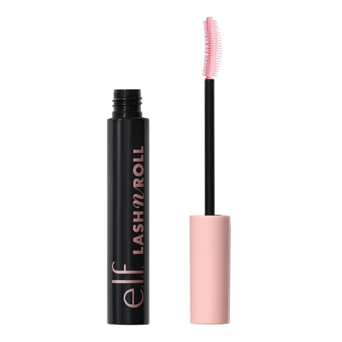 e.l.f. Lash 'N Roll Mascara, Curling Mascara For Visibly Lifted Lashes, Lifts & Separates Lashes. Long-Lasting Formula, Vegan & Cruelty-Free, Pitc...