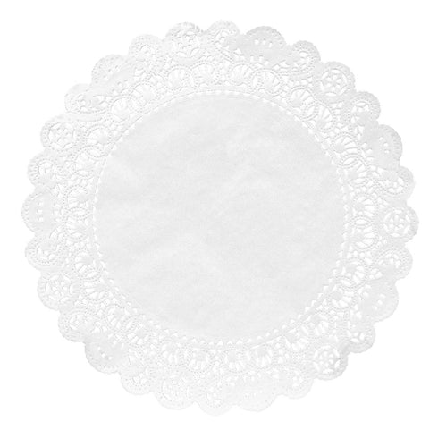 Hygloss Round Paper Doilies - 100 Pcs. 10-Inch - Decorative White Lace Doilies - Disposable and Food Grade Safe...