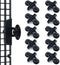 10 Pieces Aquarium Divider Suction Cup Clips, Glass Fixing Clips, Plastic Mesh Board Isolation Holders for Fish Tank (Black)...