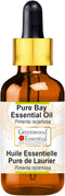 Pure Bay Essential Oil (Pimenta racemosa) with Glass Dropper Steam Distilled 30ml (1.01 oz)...