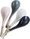 Ramen Spoons, Ceramic Asian Soup Spoon, Japanese Spoons for Kitchen, Pho, Dumpling, Noodles, Wantan, Miso, No slip into soup - 6.6 Inch, Mix clolo...
