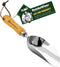 Extra Large Soil Scoop, Garden Transplanter Trowel - Super Strong Stainless Steel Metal Potting Soil Scoop with Wooden Handle - Garden Hand Scoop ...