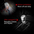 KIMISS Shifter Knobs, Car 5 Speed Gear Shift Lever Knob Shifter Head for Ford Focus Fiesta mk7 2008-2013...
