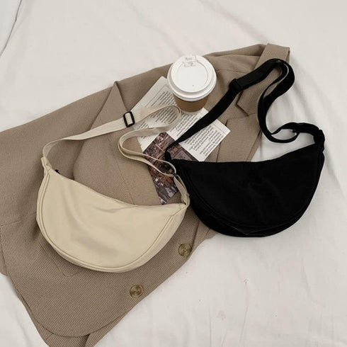Crossbody Bag for Women Shoulder Messenger Bag Chest Bag Underarm Bag Casual Nylon Cross Body Bag(black)...