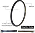 67mm UV Protective Filter, 16-Layer Multi-Resistant Nano Coated, Ultra Slim, German Optics, Weather-Sealed, HD Clear Glass Ultra Violet Filter, Ca...