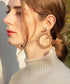 Rattan Earrings Rattan Ball Hoop Dangle Earrings for Women Handmade Bohemia Earrings Braid Straw Wicker Raffia Earrings Summer Beach Accessory Gif...