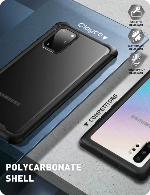 Clayco Forza Series Case for Samsung Galaxy S20 Plus, Built-in Screen Protector Compatible with Fingerprint ID, Full-Body Rugged Cover, 6.7 inch, ...