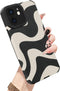 MZELQ for iPhone 11 Case, Cute Pattern Wave iPhone 11 Case, Screen Protector Camera Protection Lens Shockproof Phone Case for Girls Women......