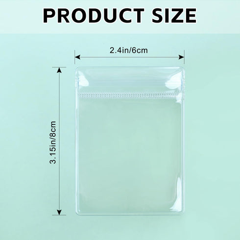100 Pcs Small Plastic Bags,2.4''X3.1" Clear Plastic Jewelry Zip Bags,Mini Plastic Bags with Resealable Lock Seal Zipper,Small Ziplock Bags for Jew...