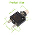 30A Manual Reset Push Button Circuit Breaker 125/250V AC 50V DC Thermal Overload Protector with Quick Connect Terminals and Waterproof Button Caps...