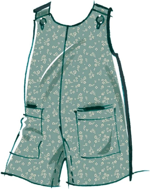 McCall's Toddlers' Romper, Dresses, Jacket and Shirt Sewing Pattern Kit by Laura Ashley, Design Code M8416, Sizes 1-2-3-4, Multicolor...