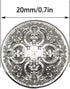 20PCS Clothes Button - Retro Hollow Sewing Button Shank Round Shaped Metal Button Set for Men Women Blazer, Coat, Uniform, Shirt, Suit and Jacket ...