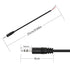 RIIEYOCA 4 Pack 3.5mm Male Plug to Bare Wire Stereo Audio Cable,1/8" TRS 3 Pole Mono Male Plug to Open End Audio Cable,for and Audio Equipment Ins...