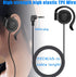 EXMAX Wired Single Headphones 3.5mm Left-Side Earphone One Ear Ear-Hook Headphone for EXD-101 ATG-100T Wireless Tour Guide Receiver Radio Podcast ...