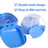 2 Pack Denture Case, Denture Cup Retainer Cleaner Case Denture Cups for Soaking Dentures False Teeth Container Portable Retainer Case with Srainer...