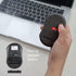 Perixx PERIMICE-802B Wireless Bluetooth Mouse - Portable Design for Windows, iOS, and Android Tablet - Black Rubber Black...