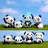 panda cake topper set cute panda figures Cute Panda Characters Toys Mini Figure Collection Playset for panda theme party supplies?13pcs?...