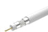 Postta Coaxial Cable(6 Feet) Triple Shielded Digital RG6 Antenna Cable with F-Male Connector Pin-White...