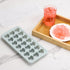 Heart Shaped Ice Cube Trays with Lid, Chocolate Mold, Easy Release Ice Trays, 21-Cavity Silicone Heart Molds for Ice Cubes, Gelatine, Baking and C...