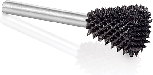 Kutzall Extreme Dove Tail Burr, 1?8" Shaft, Very Coarse - Woodworking Attachment for Dremel, Foredom, DeWalt, Milwaukee. Abrasive Tungsten Carbide...