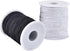 Elastic String for Bracelets, 2 Rolls 1 mm Sturdy Stretchy Elastic Cord for Jewelry Making, Necklaces, Beading Black and White...