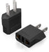 Unidapt US Canada Mexico Travel Plug Adapter, European to US Plug Adapter, Universal Outlet Adapters, 2-Pack EU to US Adaptor, Europe to USA, Type...