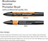 Winsor & Newton Promarker Brush, Maroon...