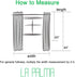 LA PALMA Thermal Insulated Blackout Darkening Grommet Living Room Curtains Window Drapes for Bedroom Pack of 2 Panels...