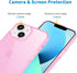 JJGoo Compatible with iPhone 13 Case, Clear Pink Soft Shockproof Protective Slim Thin Phone Bumper Cover for iPhone 13-6.1 inch 2021...