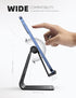 Lamicall Adjustable Cell Phone Stand, Desk Phone Holder, Cradle, Dock, Compatible with iPhone 15, 14, Plus, Pro, Pro Max, 13 12 X XS,4-8" Phones, ...