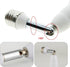 1Pc White E26/E27 Light Bulb Socket Extender Adapter 180 Degree Bendable Light Fixture E26/E27 to E26/E27 Base Adjustable E26/E27 to E26/E27 Socke...