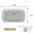 AEVETE Waterproof Digital Refrigerator Thermometer Large LCD, Freezer Room Thermometer with Magnetic Back, No Frills Easy to Read...