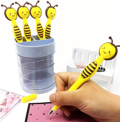 MIAO YUAN 40PCS Cute Bees Gel Pens Bumble Bee Party Favors Great Party Supplies and School Supplies Gift for Child, Women, Coworkers, Hostess and ...