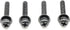 ReplacementScrews 1 Set of Metric Screws (Model RS-198456) Pan Head - Philips Drive - Black Plated (Pack of 4)...