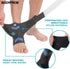 Ankle Brace for Women and Man, Ankle Compression Sleeve, Ankle Support with Adjustable Compression Strap for Sprained Ankle, Injury Recovery and M...