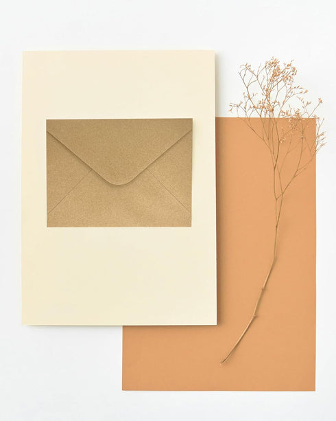 50 Pcs A7 Envelopes for Invitations, 5.25 x 7.25 Inches Kraft Envelopes for 5 x 7 Cards, Wedding, Baby Shower, Greeting, Graduation, Birthday Part...