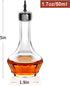 SuproBarware Bitter Bottle – Glass Bitter Bottle with Dash Top, 1.7oz/50ml, Great for Bartender, Home Bar – KJP01 (Silver)...