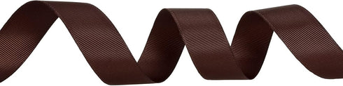 ATRBB 25 Yards 1 Inch Solid Grosgrain Ribbon Roll for Gift Wrapping DIY Hair Accessories (Coffee)...