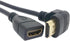 chenyang HDMI Extension Cable,HDMI 1.4 Male to Female 90 Degree UP Angled Extension Cable 0.5m...