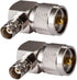 2PCS CB Radio Adapter, UHF Male to BNC Female Right Angle 90-Degree Antenna Adapter, Nickel Plated...
