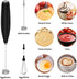 Premium Electric Milk Frother - Handheld Foam Maker for Coffee, Lattes, Cappuccino, Frappe, Matcha, Hot Chocolate - Durable Hand Mixer, Electric W...