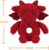 Apricot Lamb Baby Lovey Red Dragon Soft Rattle Toy, Plush Stuffed Animal for Newborn Soft Hand Grip Shaker Over 0 Months (Red Dragon, 5.9 Inches)...