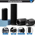 620Pcs M2, M3, M4, M5, M6, M8 Metric Hex Socket Head Cup Point Set Screws (Black),25 Size 12.9 Class Alloy Steel Grub Screw Assortment Kit with 6 ...