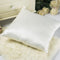 Tim & Tina Silk Satin Square Decorative Throw Pillow Case Cushion Cover (18" x 18", Ivory)...