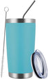 MEWAY 20oz Tumbler Cup Double Wall Vacuum Insulated Travel Mug Bulk, Stainless Steel Tumblers with Lid and Straw, Durable Powder Coated Coffee Cup...